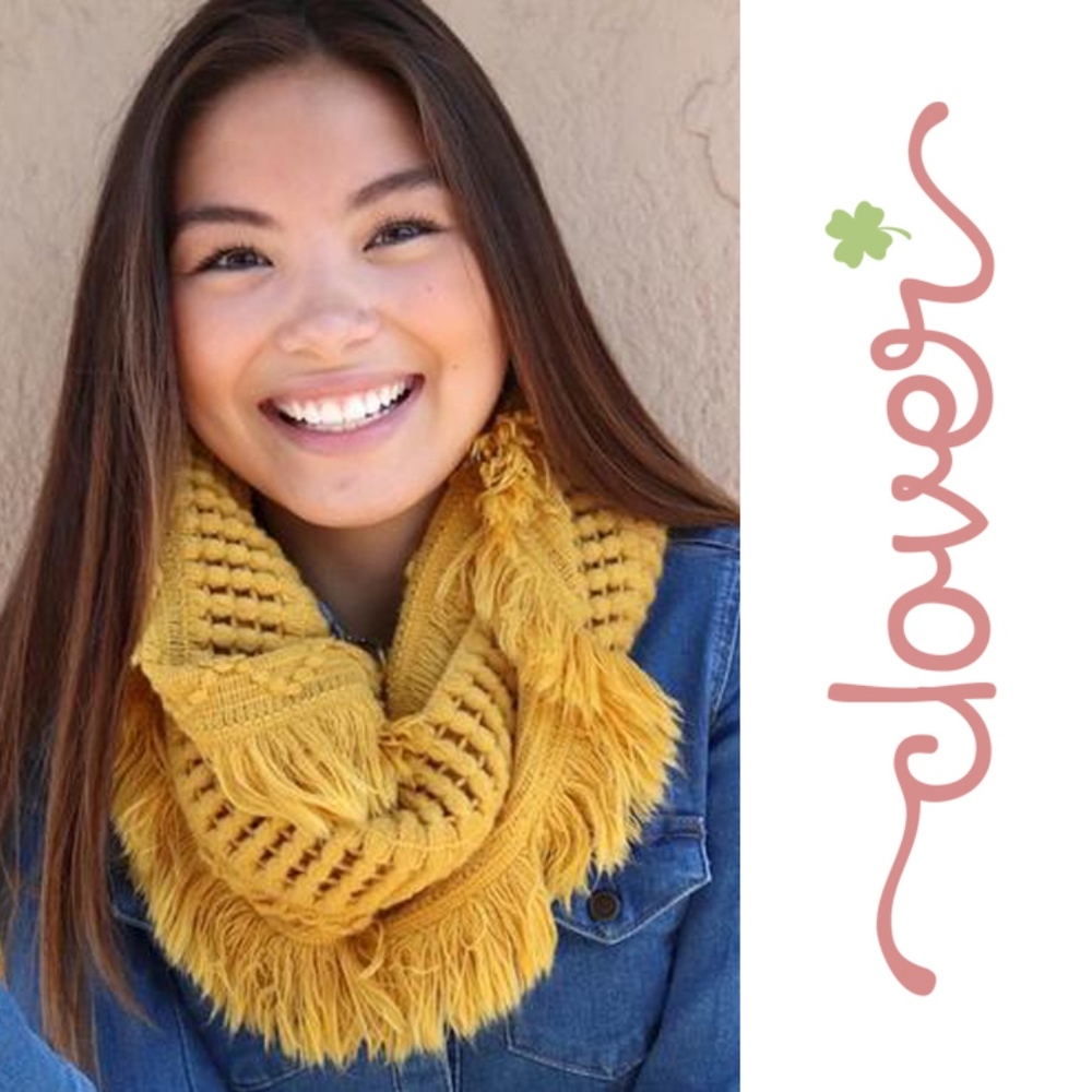Mustard Infinity Scarf